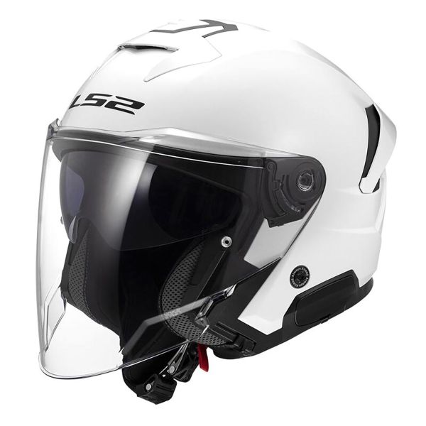 Casque Jet LS2 Verso II Solid White OF618 Casque Jet LS2 Verso II Solid White OF618