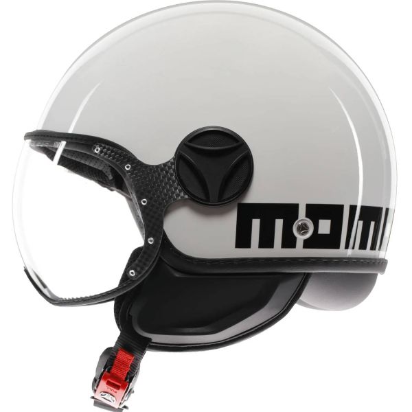 Casque Jet Momo Design FGTR Classic White Black Casque Jet Momo Design FGTR Classic White Black