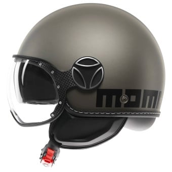 Casque Jet Momo Design FGTR Evo Matt Titanium Frost Black Casque Jet Momo Design FGTR Evo Matt Titanium Frost Black