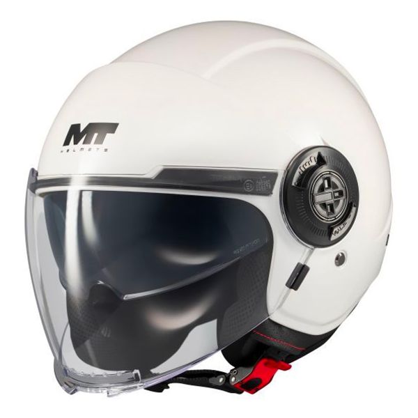 Casque Jet MT Viale SV S Pure A0 Gloss