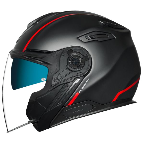 Casque Jet Nexx X.Viliby Signature Black Red Mat