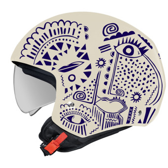 Casque Jet Nexx Y.10 Artville Classic Cream