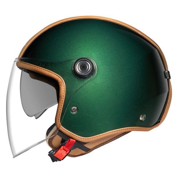 Casque Jet Nexx Y.10 Midtown Green Camel Casque Jet Nexx Y.10 Midtown Green Camel
