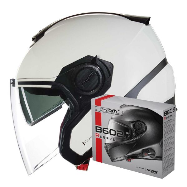 Casque Jet Nolan N40-5 06 Classico 305 + Kit Bluetooth B602R Casque Jet Nolan N40-5 06 Classico 305 + Kit Bluetooth B602R