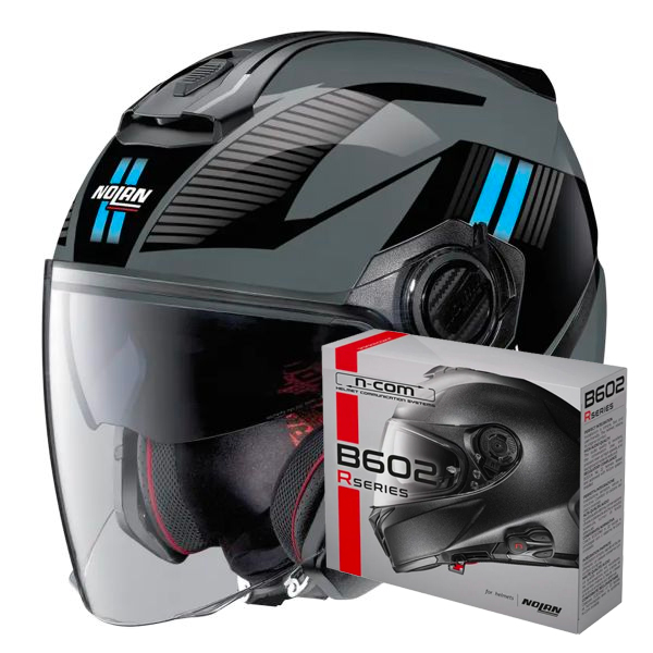Casque Jet Nolan N40 5 Crosswalk N-Com 34 + Kit Bluetooth B602R