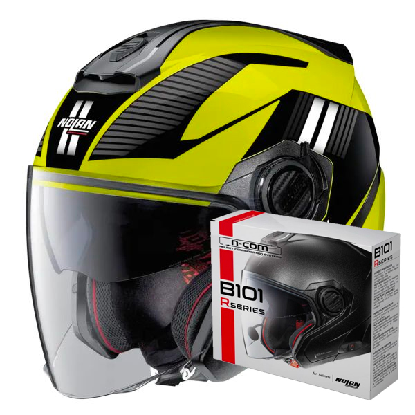 Casque Jet Nolan N40 5 Crosswalk N-Com 36 + Kit Bluetooth B101R Casque Jet Nolan N40 5 Crosswalk N-Com 36 + Kit Bluetooth B101R