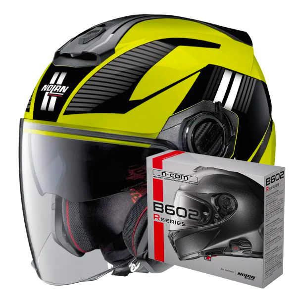 Casque Jet Nolan N40 5 Crosswalk N-Com 36 + Kit Bluetooth B602R