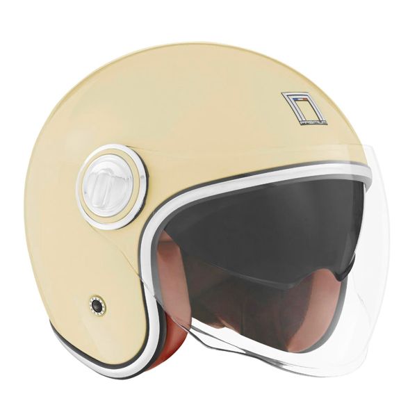 Casque Jet NOX Heritage Cream