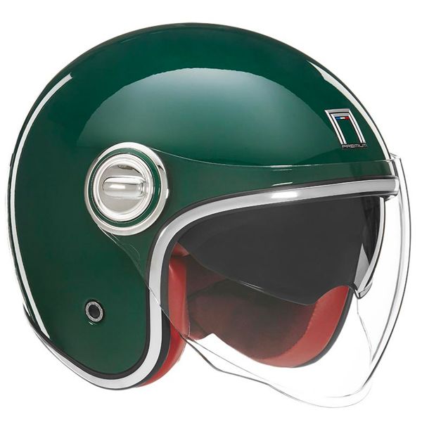 Casque Jet NOX Heritage English Green Casque Jet NOX Heritage English Green