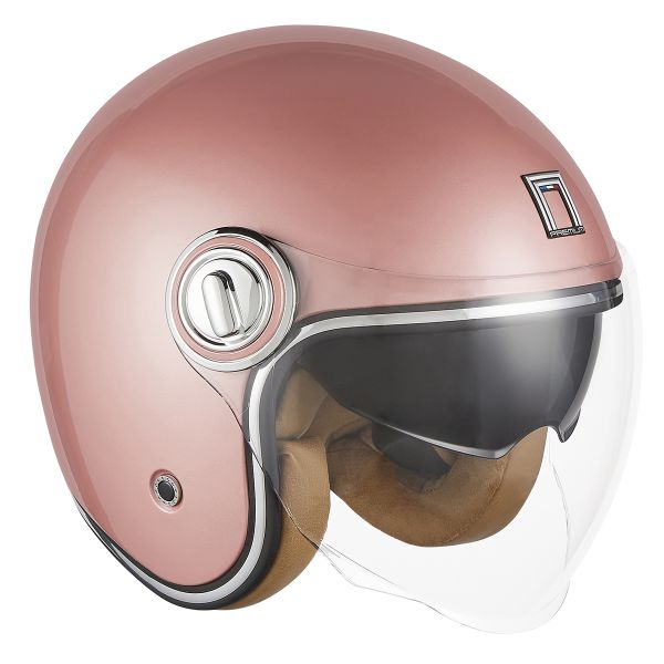 Casque Jet NOX Heritage Gold Pink