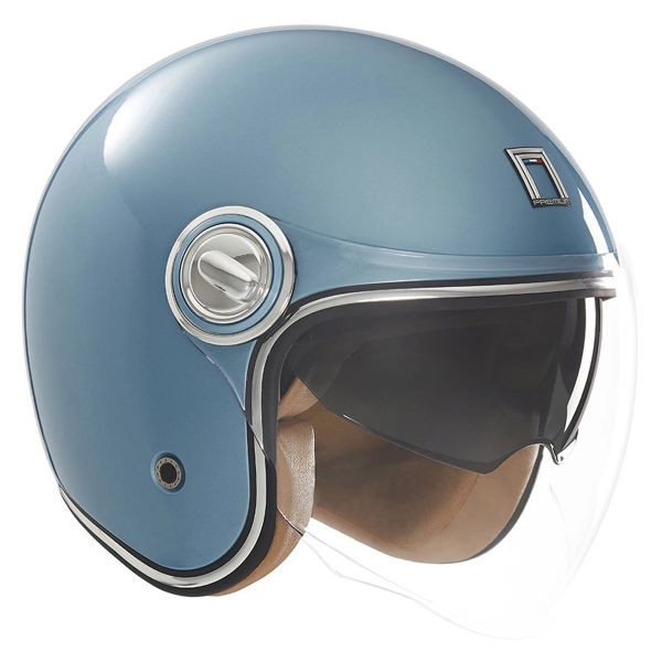 Casque Jet NOX Heritage Turquoise Blue