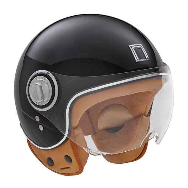 Casque Jet NOX Idol Shiny Black Casque Jet NOX Idol Shiny Black
