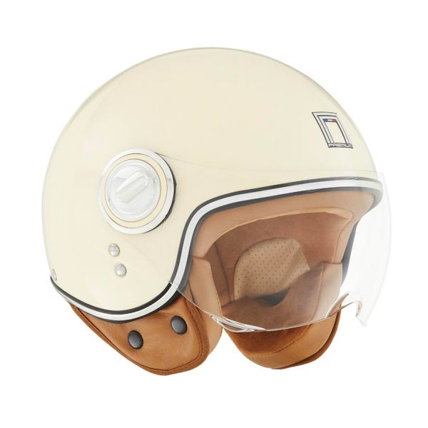 Casque Jet NOX Idol Shiny Cream