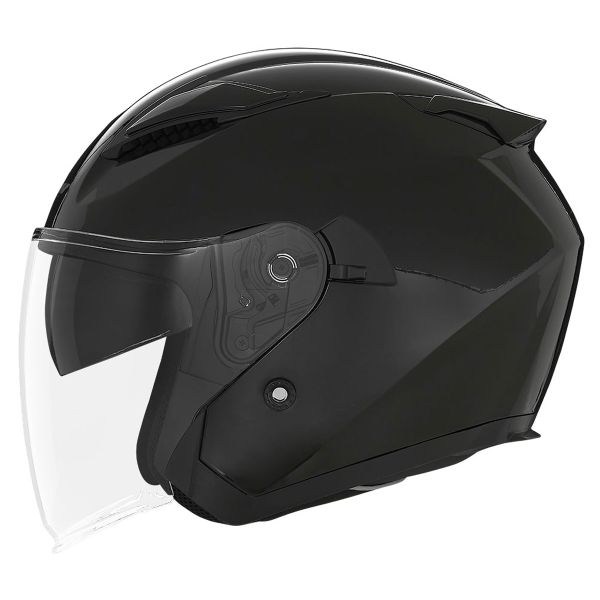 Casque Jet NOX N129 Shiny Black