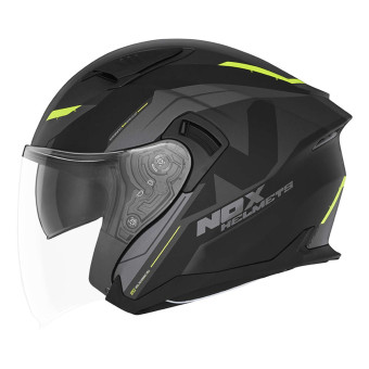 N130 Klint Matt Black Neon Yellow