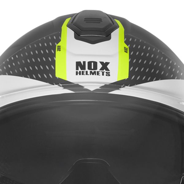 NOX N182 Round Mat Black Yellow