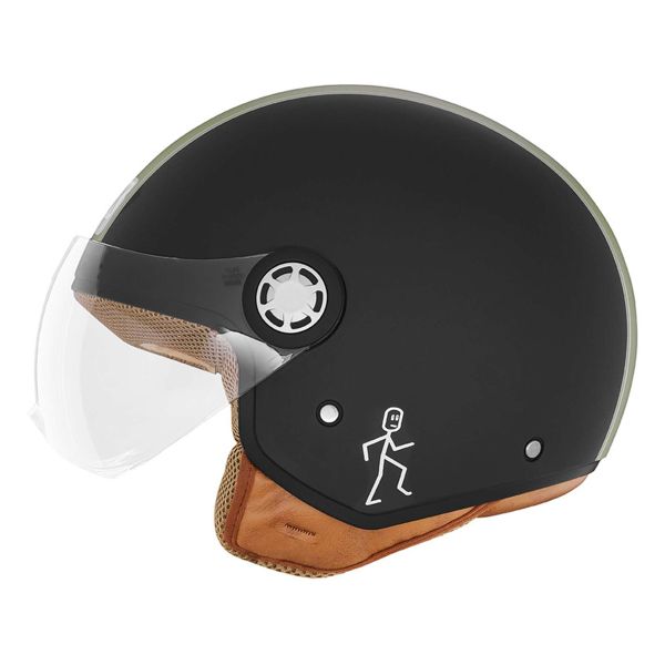 NOX N210 Evo Matt Black Khaki Line