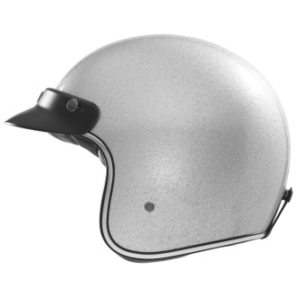 Casque Jet NOX N243 Glitter Silver