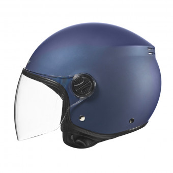 Casque Jet NOX N608 Blue Metal Mat