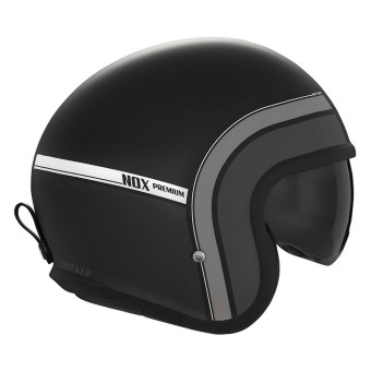 Casque Jet NOX Next Tracker Matt Black Titanium