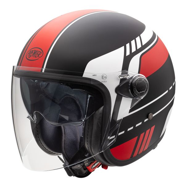 Casque Jet Premier Vangarde BL92 BM Mat