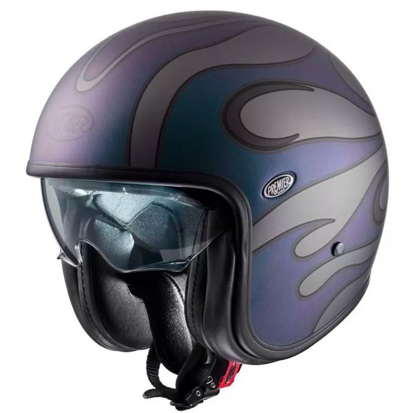 Casque Jet Premier Vintage FR Iride BM Casque Jet Premier Vintage FR Iride BM