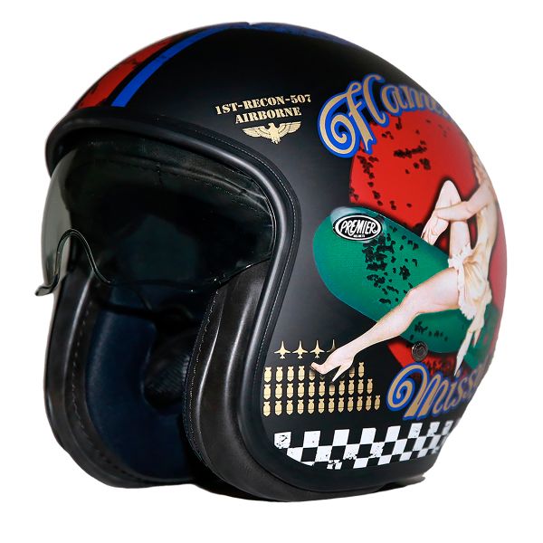 Casque Jet Premier Vintage Pinup 9 BM