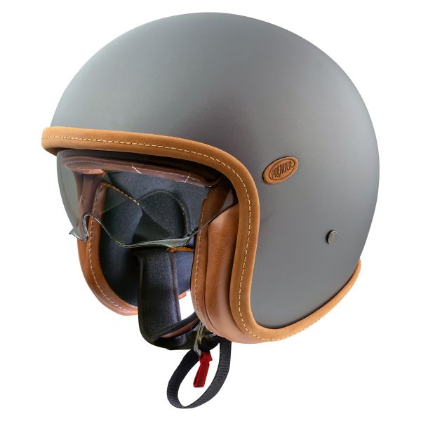 Casque Jet Premier Vintage Platinium U17BM Casque Jet Premier Vintage Platinium U17BM