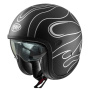 Casque Jet Premier Vintage Platinum Carbon FR Silver Chromed BM