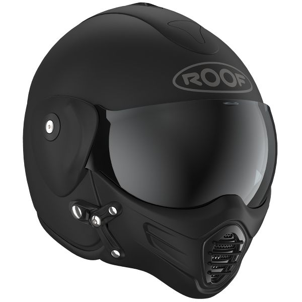 Casque Jet Roof Roadster Iron Mat Black-Black Casque Jet Roof Roadster Iron Mat Black-Black