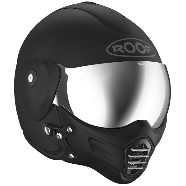 Casque Jet Roof Roadster Iron Mat Black Silver