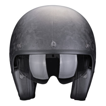 Scorpion Belfast Evo Carbon Onyx Matt Black + Kit bluetooth Exo-Com Link-1