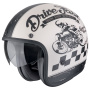 Casque Jet Scorpion Belfast Evo Drive Fast Cream Matt Black