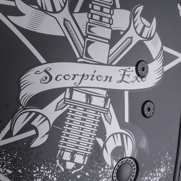 Scorpion Belfast Evo Hangar Matt Black Silver