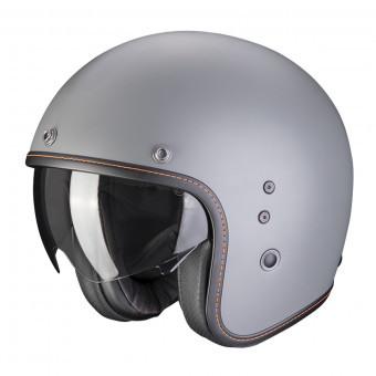 Casque Jet Scorpion Belfast Evo Matt Grey Cement