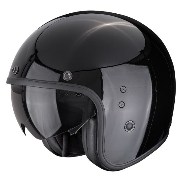 Casque Jet Scorpion Belfast Evo Solid Black Casque Jet Scorpion Belfast Evo Solid Black