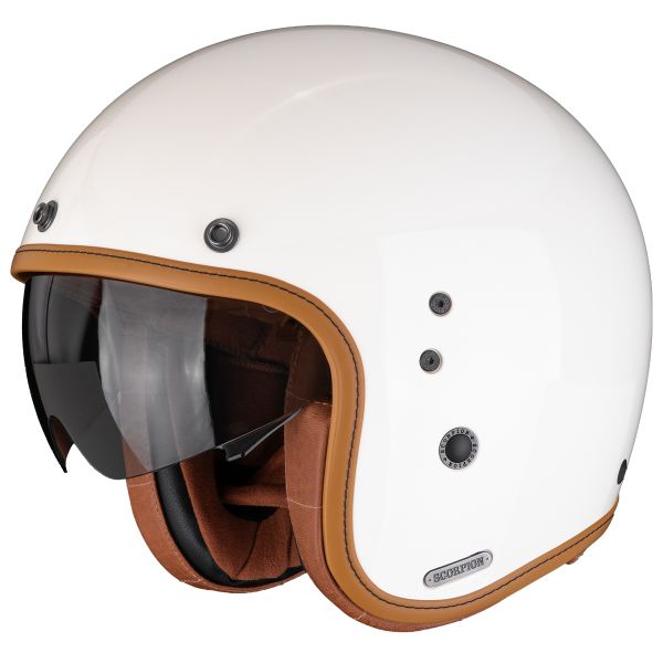 Casque Jet Scorpion Belfast II Luxe Cream