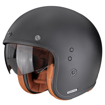 Casque Jet Scorpion Belfast II Luxe Matt Black