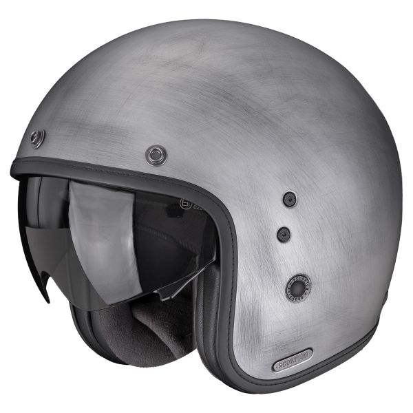 Casque Jet Scorpion Belfast II Scratch Silver