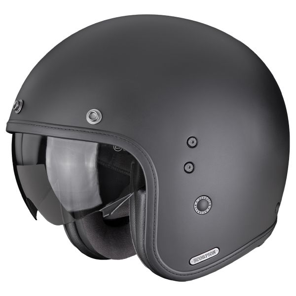 Casque Jet Scorpion Belfast II Solid Matt Black