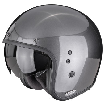 Casque Jet Scorpion Belfast II Solid Metallic Grey
