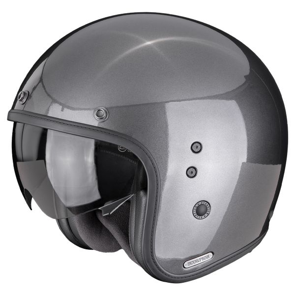 Casque Jet Scorpion Belfast II Solid Metallic Grey