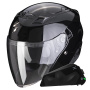 Casque Jet Scorpion Exo 230 Black + Kit bluetooth Exo-Com Link-1C