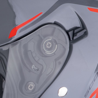 Scorpion Exo 230 Cit-E Grey Red + Kit bluetooth Exo-Com Link-1C
