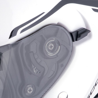 Scorpion Exo 230 Cit-E White Black + Kit bluetooth 5R Lite