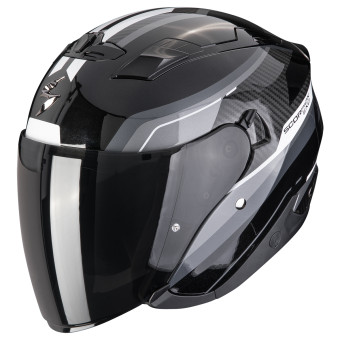 Casque Jet Scorpion Exo 230 Hipe Black Silver Casque Jet Scorpion Exo 230 Hipe Black Silver