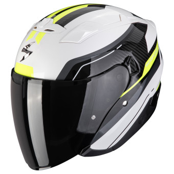 Casque Jet Scorpion Exo 230 Hipe White Black Neon Yellow Casque Jet Scorpion Exo 230 Hipe White Black Neon Yellow