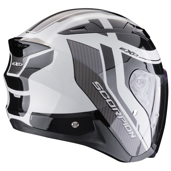 Scorpion Exo 230 Pul Grey Black + Kit bluetooth Exo-Com Link-1C