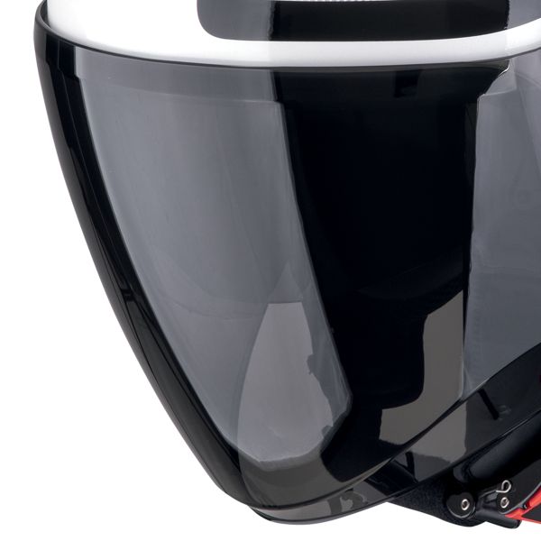 Scorpion Exo City II Intercity White Black + Kit bluetooth Exo-Com Link-1