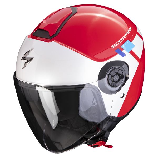 Casque Jet Scorpion Exo City II Mall Red White Blue